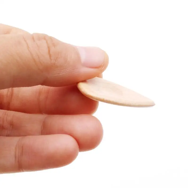 Деревянные в форме сердца гитары палочки 2,8 мм толщина Plectrum музыкальный инструмент палец палочки s для акустические электрогитары