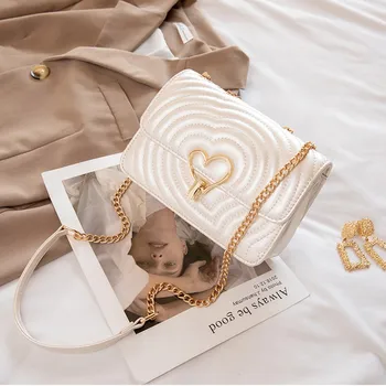 

Women Messenger Bag Square Bag Leather Pattern Turn Lock Mini Bag The Tide Female Handbag Shoulder Diagonal Cross Body Bag