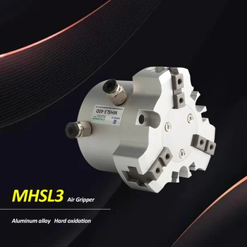

MHSL3 3 Finger Long Stroke Parallel Air Gripper Cylinder MHSL3-16D MHSL3-20D MHSL3-25D