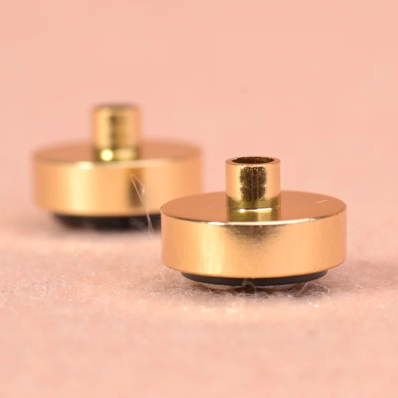 MACGARSEN 10pcs 10mm DIY headset Accessories Subwoofer Headphone Replacement Golden Speaker Unit Headphone Repair Horn Upgrade