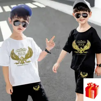 

Kids Boys Clothes for Teens Ropa Nino Verano Tracksuit Boutique European Clothing Spodenki Sets Halloween Summer Children's Sets