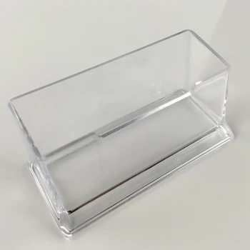 

1pc Clear Desktop Business Card Holder Desk Office Organizer Display Stand Acrylic Office Supplies Desk Accessories
