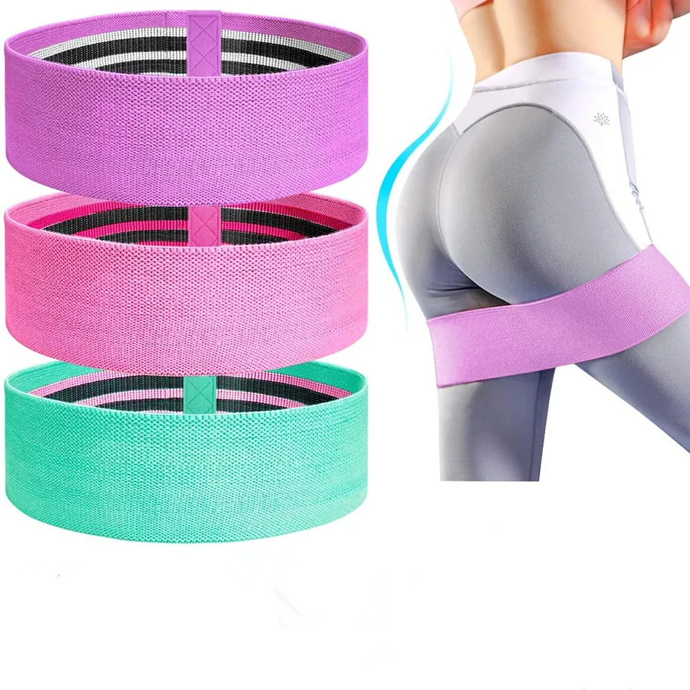 

Resistance Bands for Legs and Butt Exercise Bands Non Slip Elastic Booty Bands Workout Bands Women Sports Fitness Band