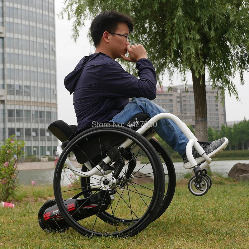 Электрический ручной колеса инвалидная коляска аксессуар тележка DIY конверсионный комплект задний усилитель Электрический ручной велосипед