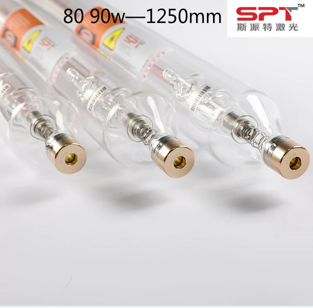 Co2 SPT glass tube 90w laser cutter for laser materials cutter machine