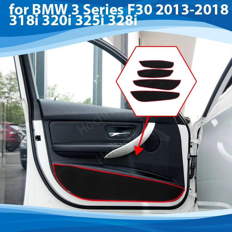 

Protection Carpet Door Inside Guard Side edge cover Car Door Anti Kick Pad Sticker for BMW 3 Series F30 2013-18 318i Accessories