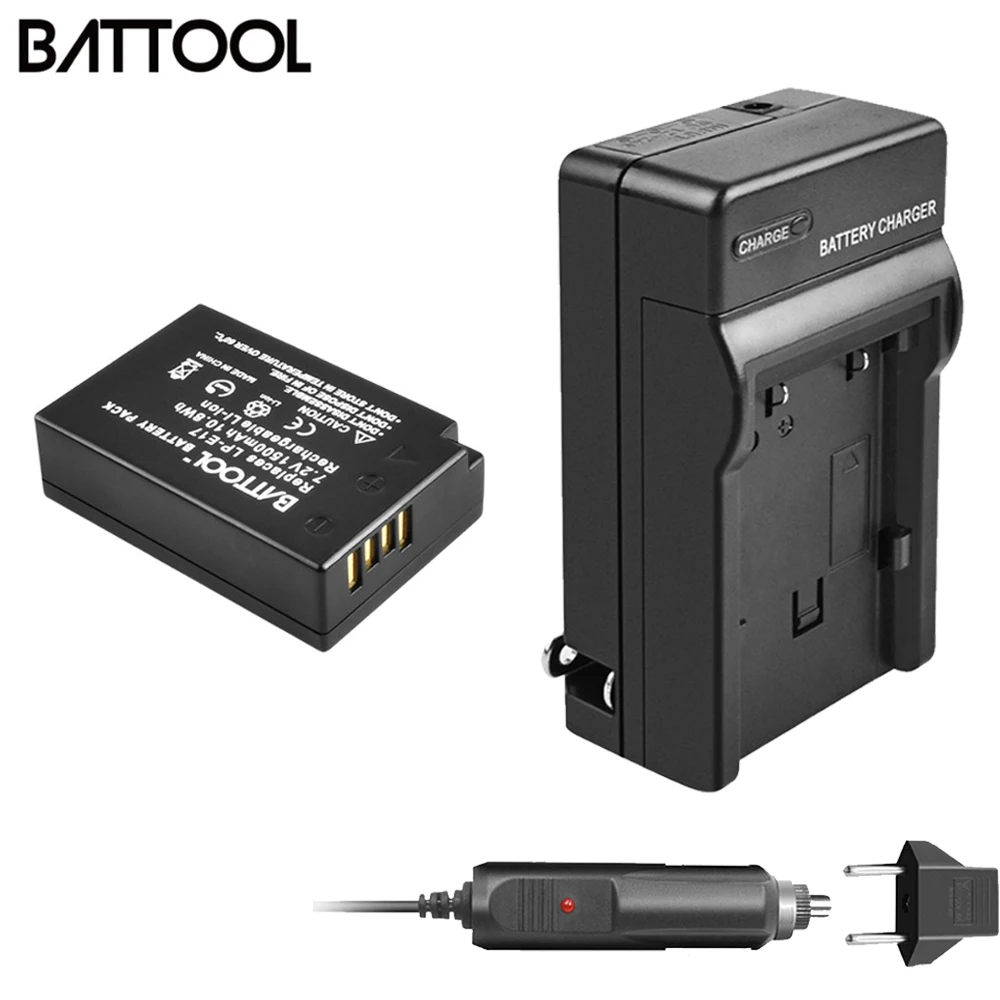 BATTOOL Камера Батарея LP-E17 LPE17 LP E17 Перезаряжаемые Батарея для цифровой однообъективной зеркальной камеры Canon EOS M3 M5 750D 760D T6i T6s 800D 8000D поцелуй X8i