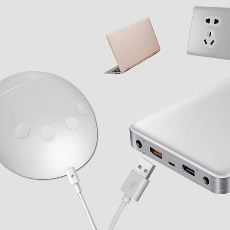 Double Electric Baby Breast Pump Powerful Suction Nipple USB Pump With Baby Milk Bottle Cold Heat Pad Breast Feeding Tool BB5173 (6)