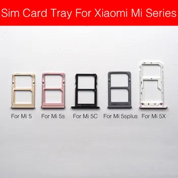 

Sim Card Tray Holder For Xiaomi Mi 5 5c 5s 5X 5s+ Plus Sim Card Slot Sim Card Adapters Flex Cable Replacement Repair Parts