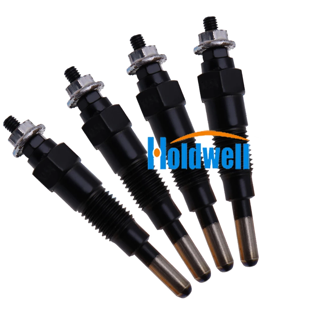 Holdwell 4PCS Glow Plug 15951 65510 for Kubota B20 B4200 B5200 B6200