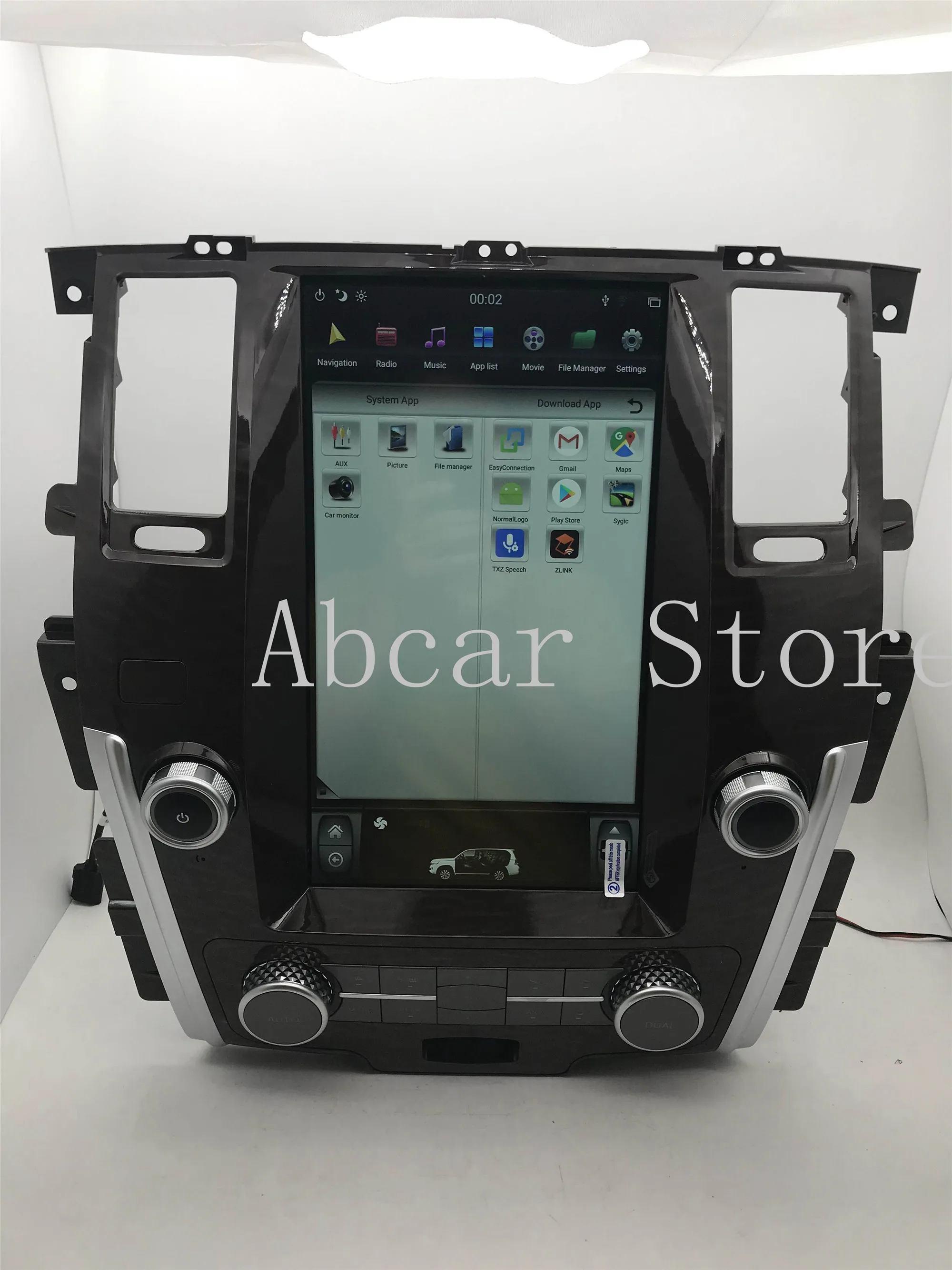 13,6 ''Tesla стиль Android 8,1 автомобильный dvd-плеер gps навигация для NISSAN PATROL 2010- стерео радио магнитофон PX6 CARPLAY