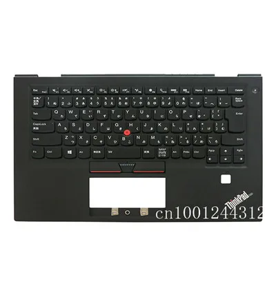 Для lenovo ThinkPad X1 Carbon 4th Gen C чехол рамка клавиатура Упор для рук JP клавиатура и Клавиатура США с FPR отверстием - Цвет: JP