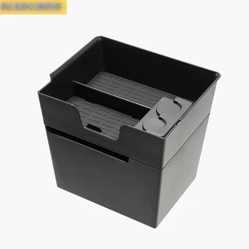 

3 Models Car Accessories for Tesla Model 3 2018 2019 Central Storage Pallet Armrest Container Box Cover Kit Trim Auto Plastic