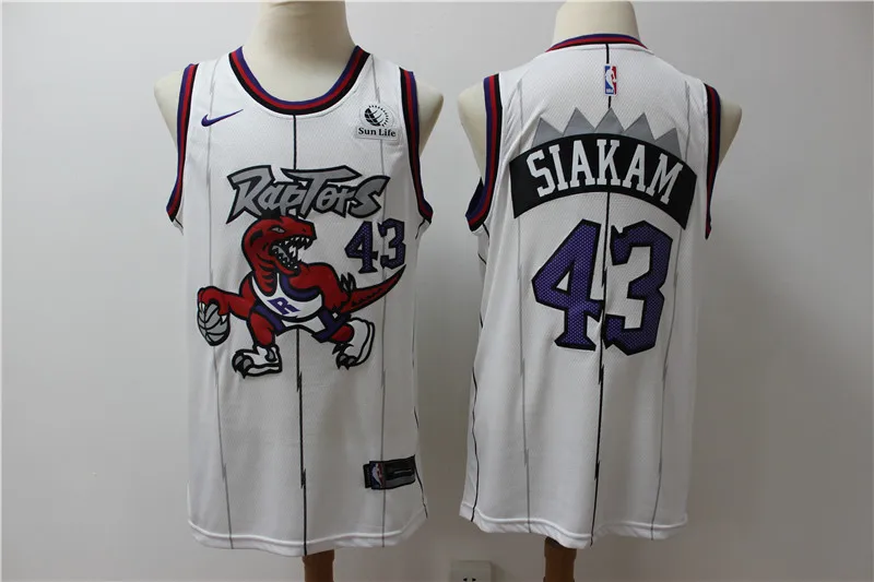 8 Новинка Toronto#7 Кайл Лоури#23 Fred VanVleet#43 Pascal Siakam baskeball майки - Цвет: 8