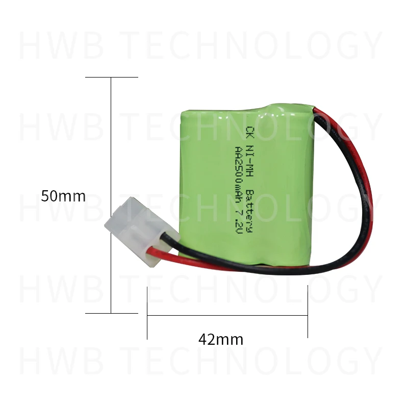 2X Ni-MH 7,2 V AA 1800mAh ni-mh аккумуляторная батарея с вилками