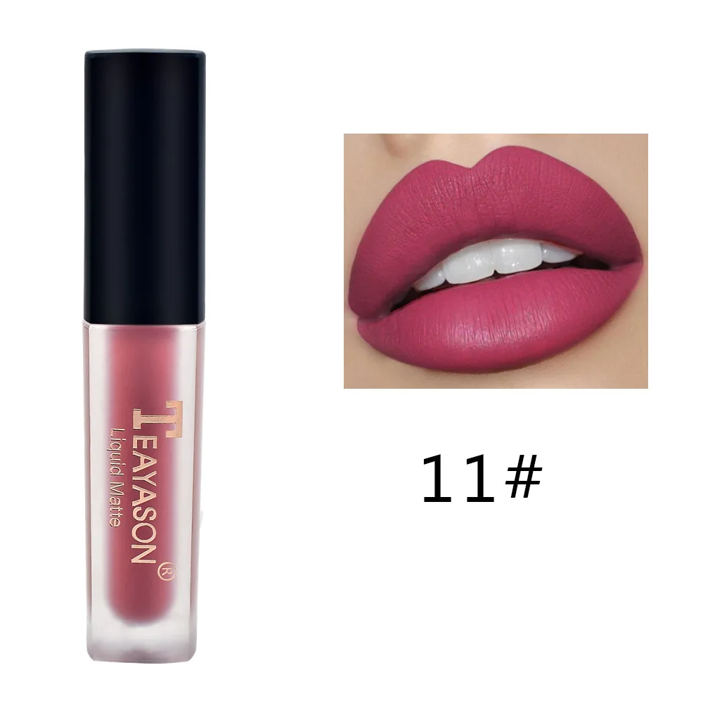 Матовая жидкая помада Batom 12 цветов водостойкая матовая rouge a levre longue tenue
