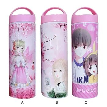 

Creative Pencil Box Multifunction Pencil Pen Case Box Organizer with Eraser Stencil Calculator Mirror for Kids School Stationery