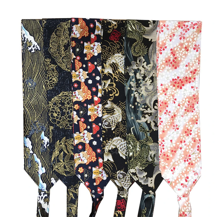 10Colors Japanese Kimono Traditional Dress Obi Belt Women Girl Bronzing Harajuku Wave Multi Sizes Bandage Sexy Girdle Print Belt