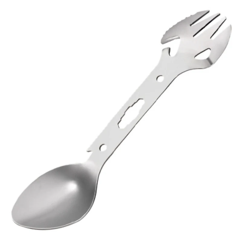 

2 Colors Multifunctional Camping Cookware Spoon Fork Bottle Opener Portable Outdoor Hiking Camping Accessories