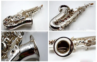 

High quality Yanagisawa SC-991 curved soprano saxophone Nickel silver curved soprano sax Professional saxofone free shipping