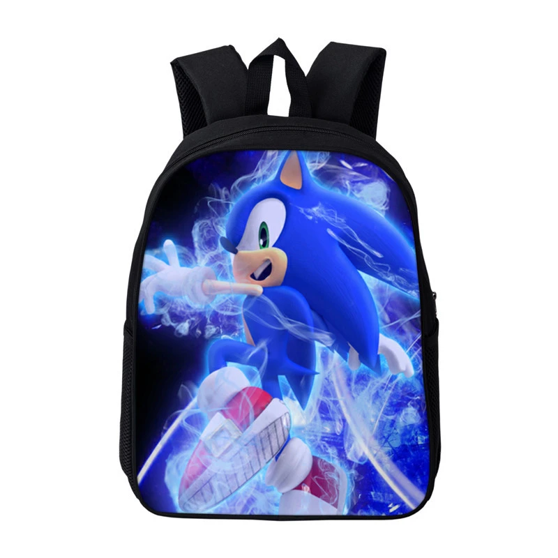 Sac Dos Мультфильм Mochila Соник Ежик Одиночная молния аниме рюкзак для путешествий школьный сумки для девочек-подростков plecak Bookbag - Цвет: 24