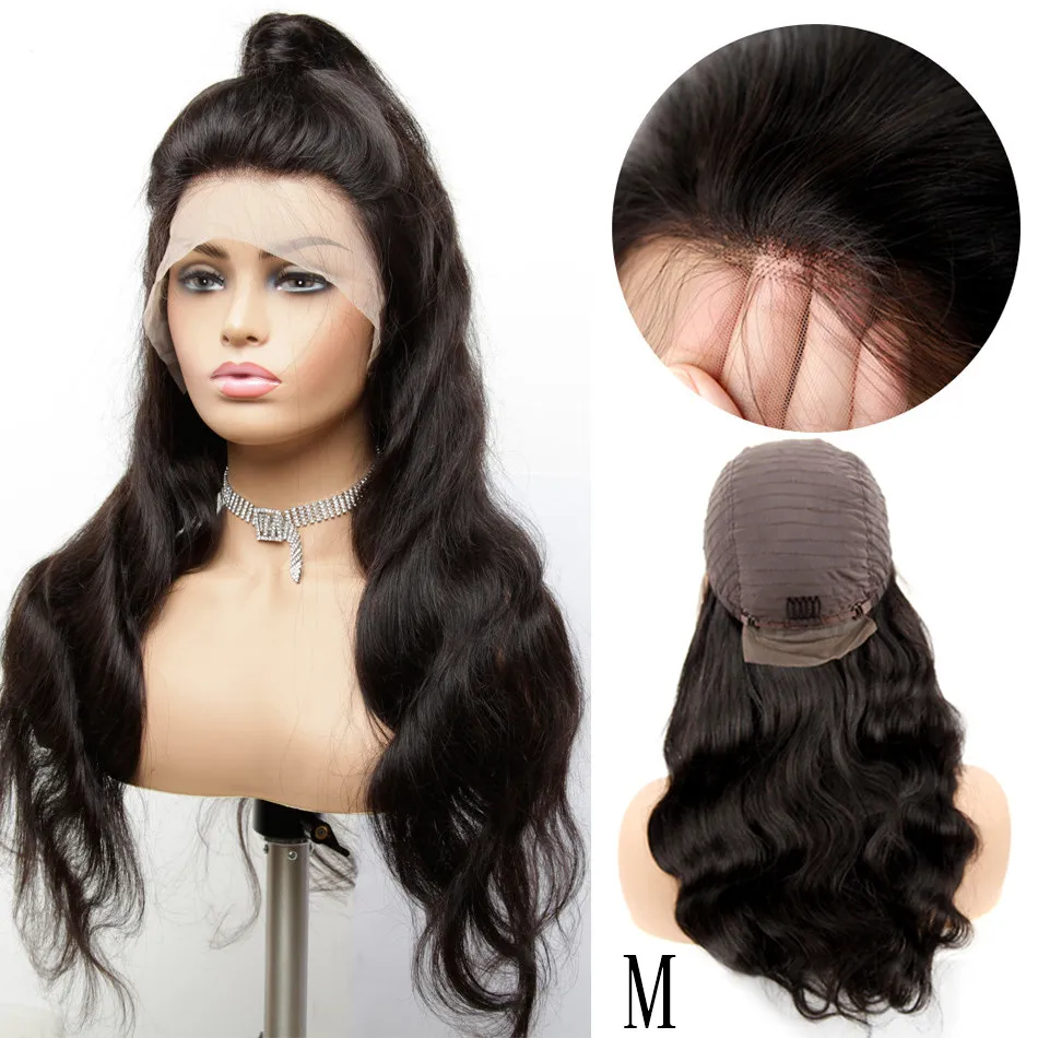 MIHAIR 13*4 кружевные Передние средние человеческие волосы парики для женщин