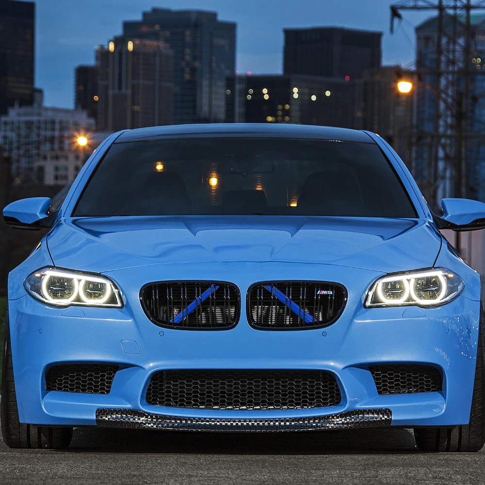 M Sport Style Front Grille Trim StripS Cover Frame Stickers For BMW F20 F21 F22 F23 F30 F31 F32 F33 F44 F45 F46 G11 G12 G20 G21