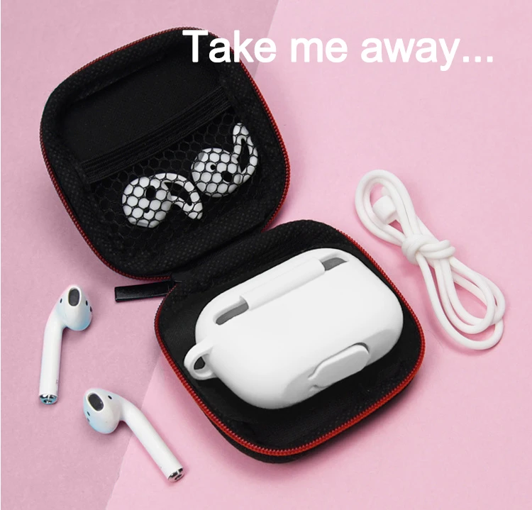 Идеальный и портативный чехол для airpods 3 2 7 шт. pro милый s аксессуары|Аксессуары