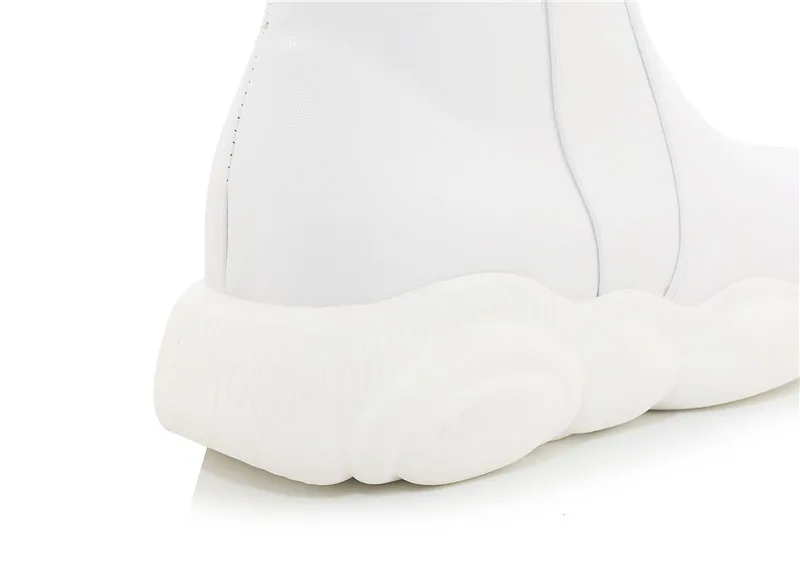 ASUMER/Большие размеры 34-46, модные сапоги выше колена женские сапоги на плоской платформе с круглым носком зимние теплые сапоги с искусственным мехом