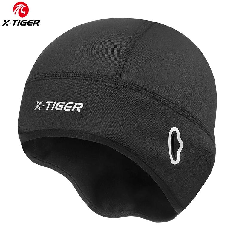 Bike Hats Cycling-Caps Fleece Warm Waterproof Winter Sports X-TIGER Headwear Snow-Road