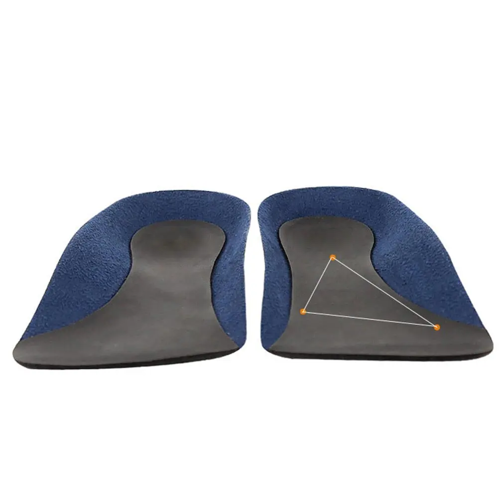 Arch Support Orthopedic Insole Eva Seven-Point Pad Design Half Pad High Elastic Faux Suede Arch Orthopedic Rear Pad