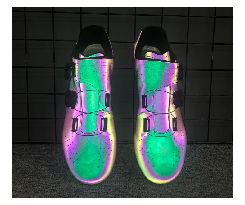 FAD SPEED road cycling shoes men's road bike shoes ultralight bicycle sports shoes self-locking professional breathable Luminous