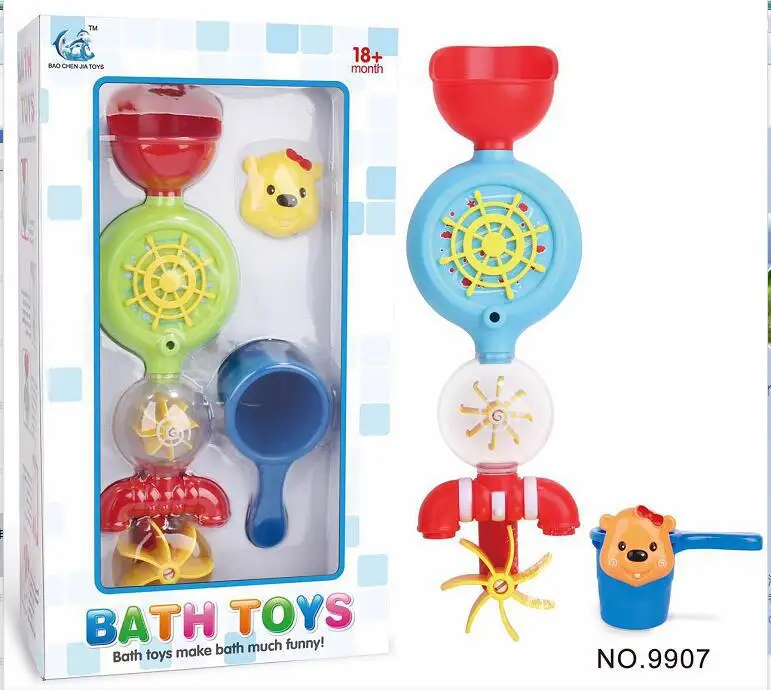 Children Baby Bath Toy Sunflower Shower Water Spouting Infant Boys And Girls Play with Water Play Water Rotary Table Toy