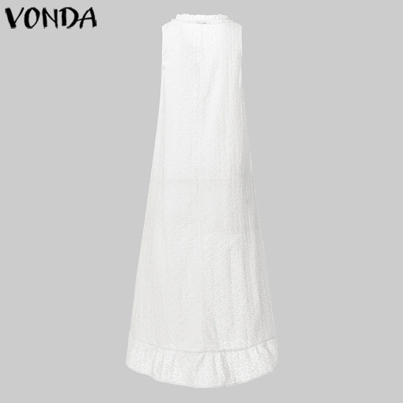 VONDA, летнее платье для беременных, сексуальное, без рукавов, v-образный вырез, сплошной цвет, Платья для вечеринок, повседневное, свободное, Пляжное, богемное, Vestidos 5XL Robe