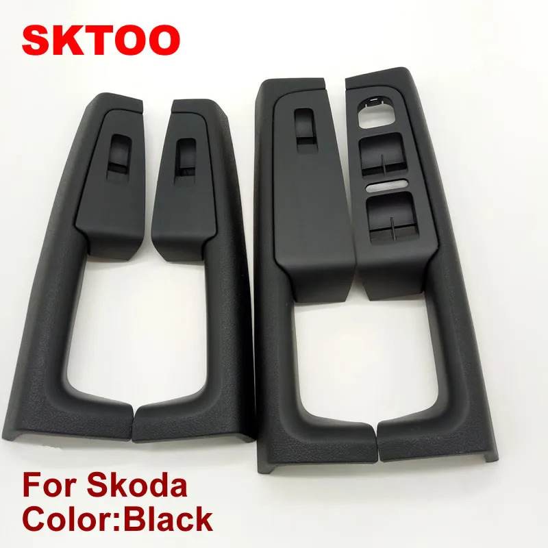 

SKTOO (черный) для Skoda Superb внутренняя дверная ручка дверной подлокотник переключатель внутри двери перчатпосылка