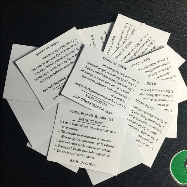 10Db Úszó Javító Készlet Pvc Punkciós Tapasz Ragasztó Ragasztófújható Játékmedencékhez Légágyak - Image 6