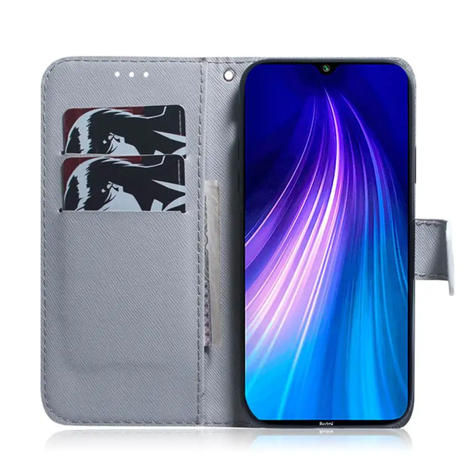 Чехол-книжка из искусственной кожи для Xiaomi Redmi Note 8 8T Pro Чехол чехол для телефона для Redmi Note 8t 8 чехол-кошелек с отделением для карт