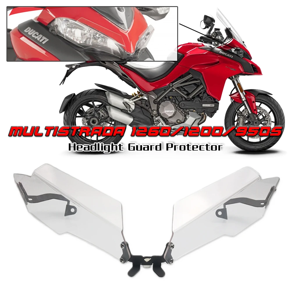 

Motorcycle Accessories Headlight Guard Protector Grille Covers For DUCATI Multistrada MTS 950 1200 1260 MTS950 MTS 1200 MTS 1260