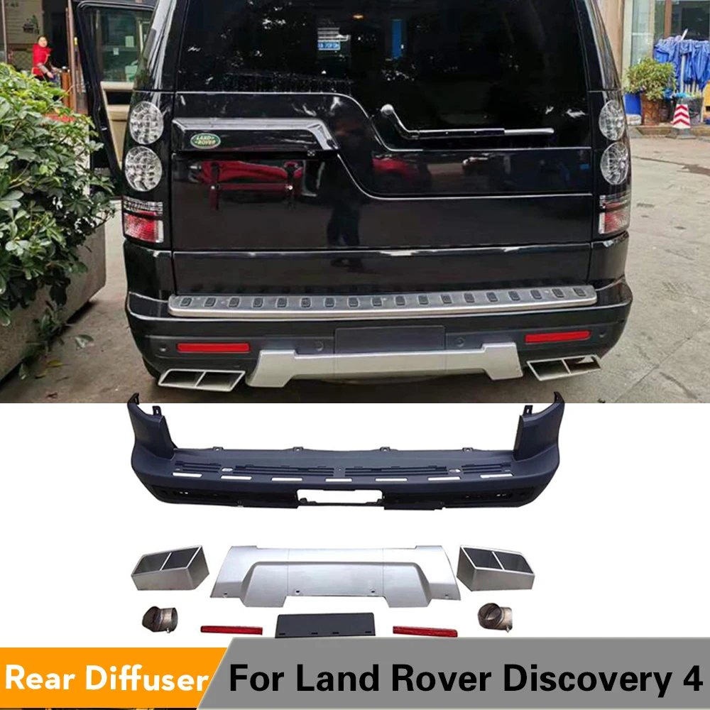 Автомобильный спойлер для заднего бампера Land Rover Discovery 4 2016 с выхлопными