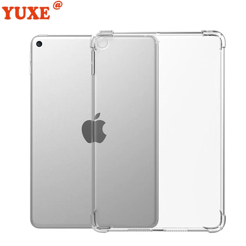 

Cover For iPad Pro 12.9 inch 2018 2020 12.9" Tablet Case TPU Silicon Transparent Slim Airbag Shell Cover Anti-fall