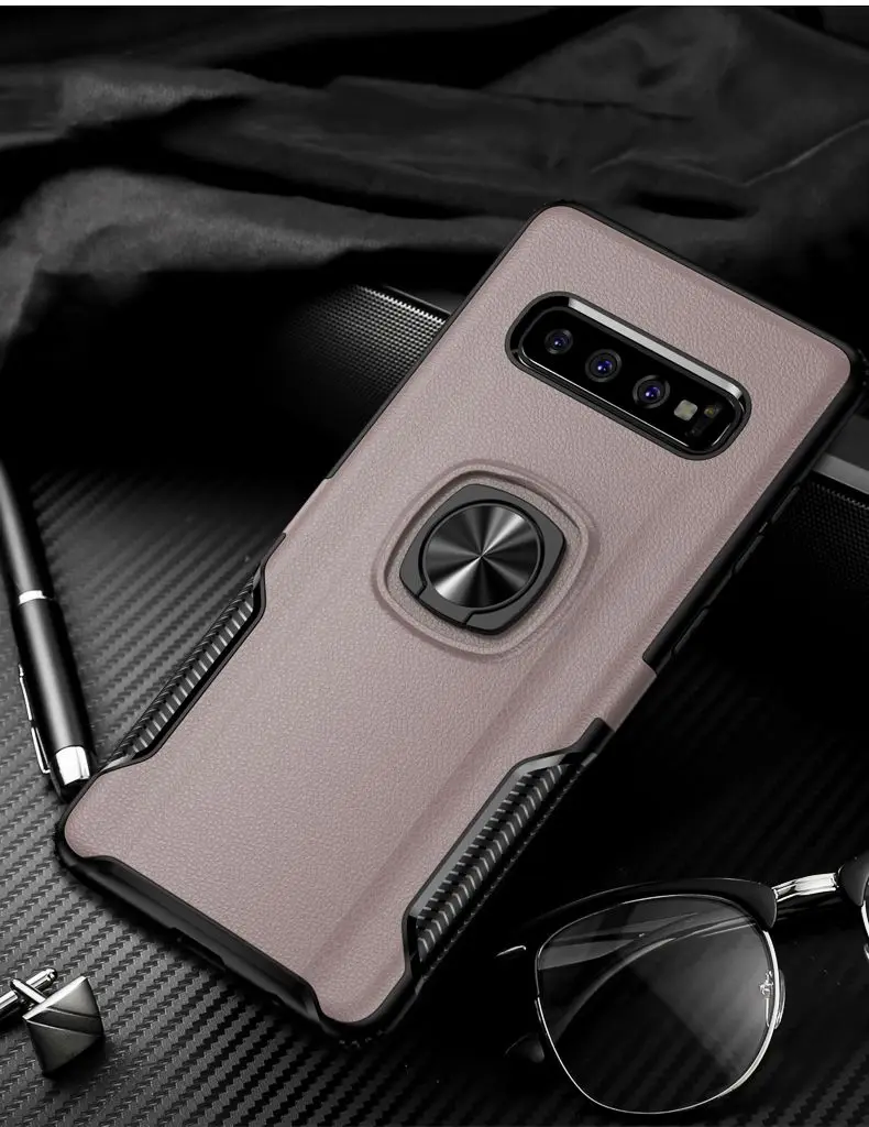 Для samsung S10 чехол многофункциональных S10 плюс S10e S10 5G для samsung Galaxy S9 плюс S8 plus Невидимый aррle iрhone чехол - Цвет: Rose Gold