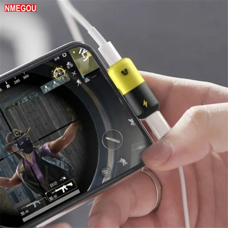 2 в 1 Сетевое зарядное устройство адаптер для подключения наушников Iphone 11 Pro X XR XS