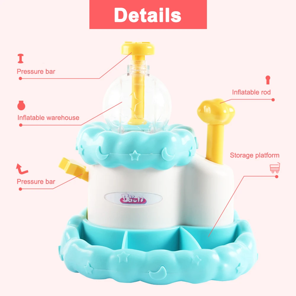 Baoli Baby Bubble Machine для детей, для улицы, для создания пузырьков, для выдувания волн, липкая упаковка, креативные милые сладости, мини-игрушки Funy