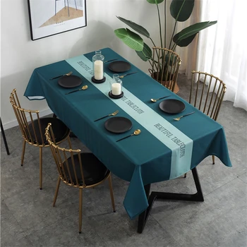 

Stitching Solid Color tablecloth With Tassel Thick Rectangular tablecloth on the table Dining Table Cover Tea Table Cloth