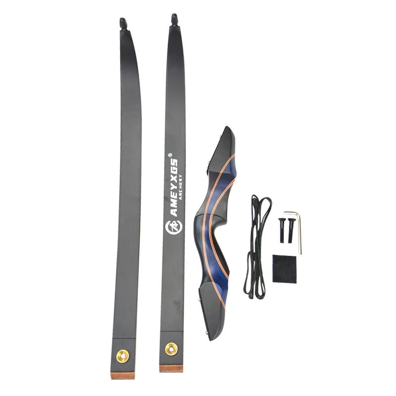 Recurvo e Flecha Polegada para Tiro ao ar Arco Comprimento Livre Caça Esportes Acessórios 20-55lbs 56 5 Cheap Arco e flecha