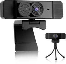 PRYMAX 1080P Webcam with Microphone,70FPS Live Streaming USB Web Camera Built-in Dual Noise Canceling for Video Calling,