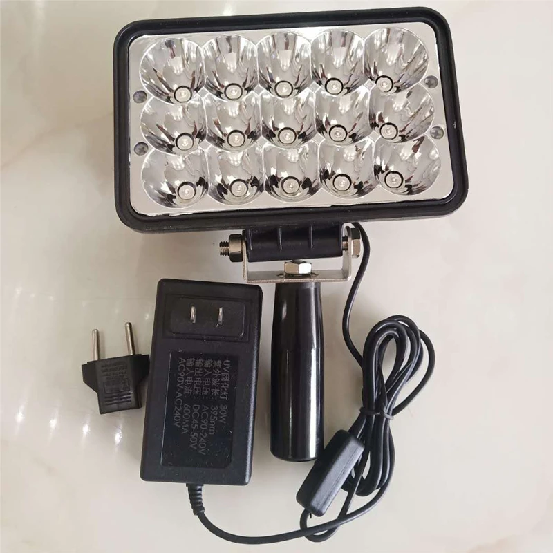 300W 395nw 365nm волны светодиодный модуль клей лампы Зеленый масло фиолетовый ручной