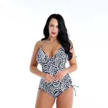 Женский купальник большого размера, новинка, Цельный купальник для женщин, большой размер, уплотненный, большая грудь, пляжный купальник, купальный костюм