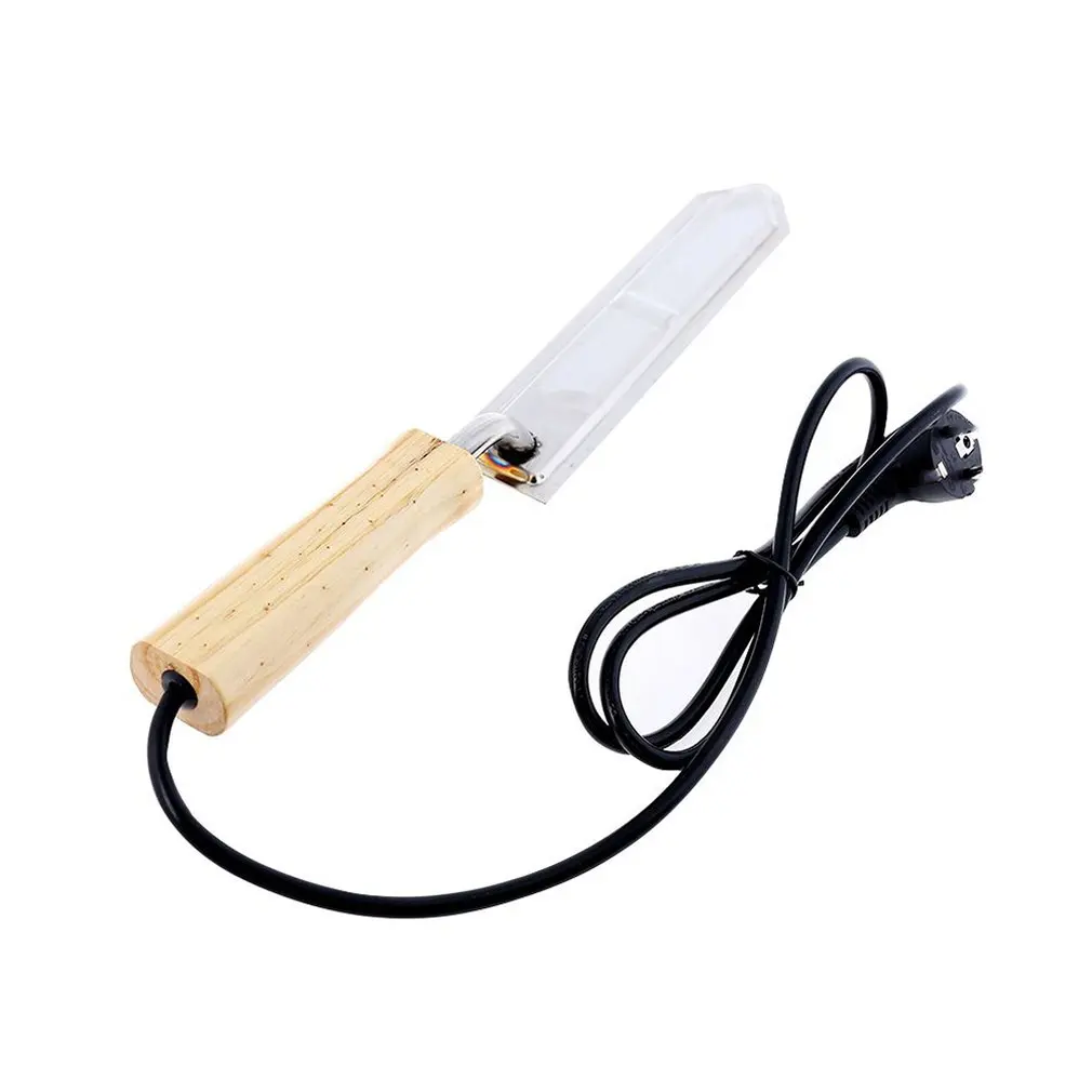 Electric Cutting Honey Knife Stainless Steel Z Type Tool Covering Wax Sharp Electric Cutting Honey Tool - Цвет: AU Plug