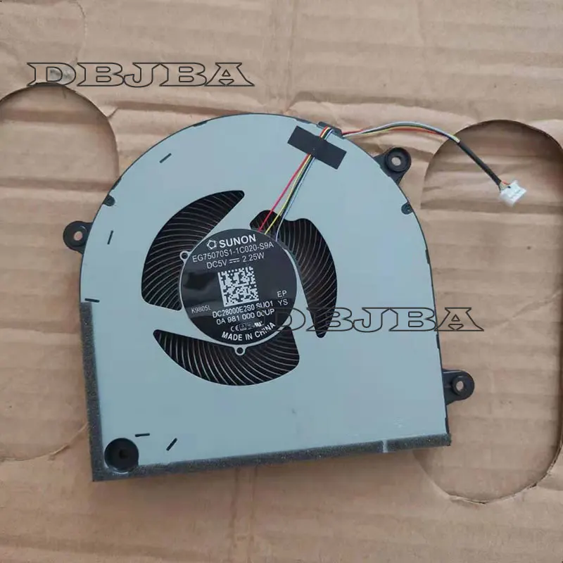 

Вентилятор охлаждения процессора для ноутбука EG75070S1-1C020-S9A DC28000E2S0